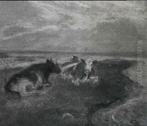 Kier Pa Saltholm Oil Painting by Theodor Esbern Philipsen