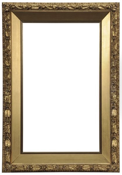 Man Seated In A Chair Surrounded By Fishing Gear; Woman Seated In A High Back Chair (pair) Oil Painting by John Phillip