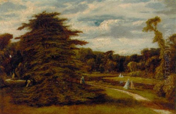 The Pleasure Park At Syon House Oil Painting by Giles Firman Phillips