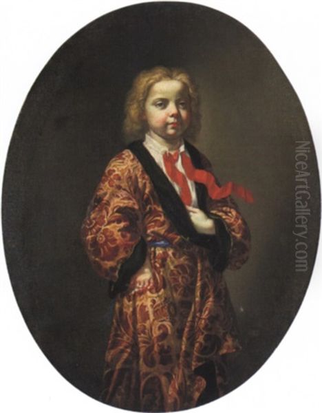 Ritratto Di Giovanetto Oil Painting by Giovanni Maria delle, called Mulinaretto Piane