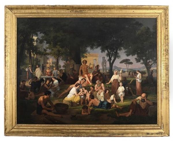 L'age D'or Oil Painting by Henri Pierre Picou