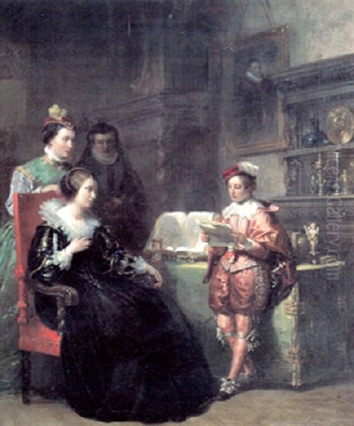 Der Sendbote Oil Painting by Nikolaas Pieneman