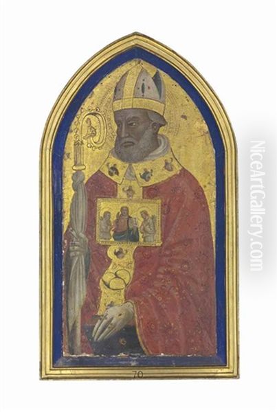 Saint Nicholas Of Bari Oil Painting by Pier Francesco Fiorentino