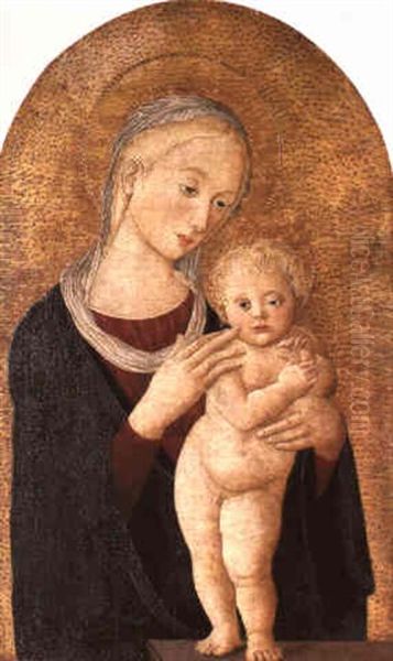 The Madonna And Child Oil Painting by Pier Francesco Fiorentino