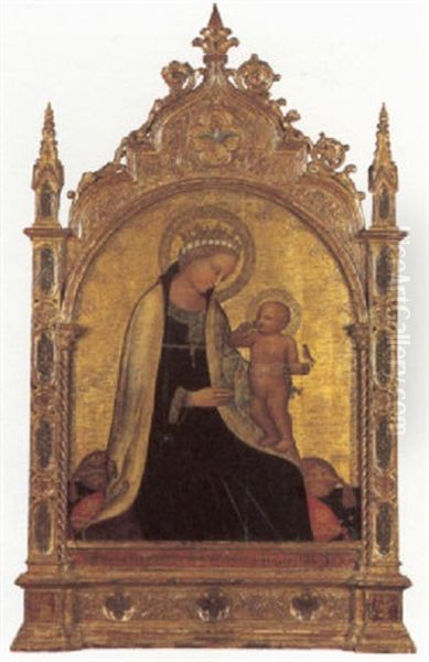 Madonna Dell'umilta Oil Painting by  Pietro di Domenico