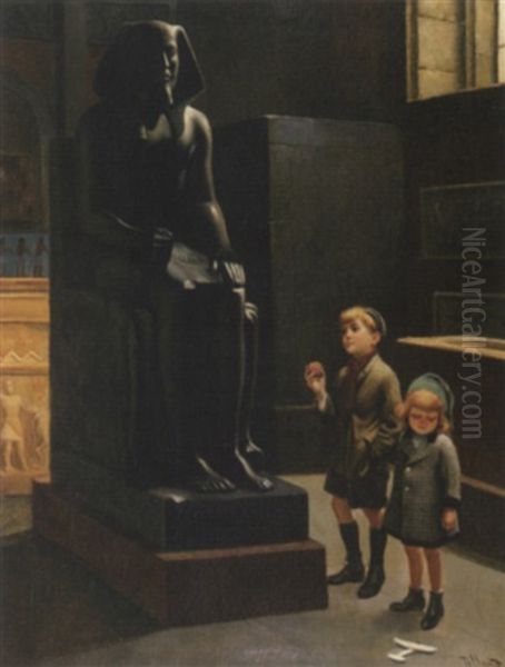 Fascination Oil Painting by Harold Piffard