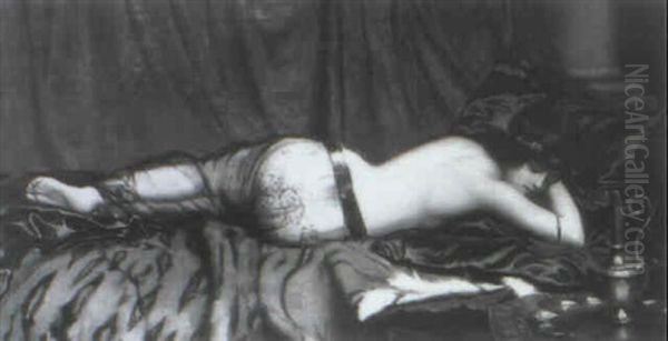 The Harem Girl Oil Painting by Harold Piffard