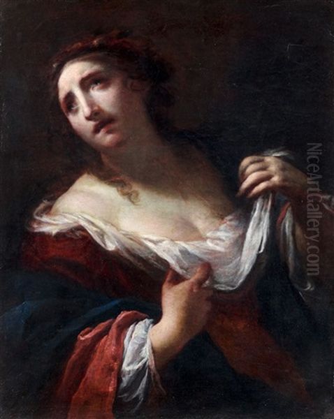 Figure Presumee De Sainte Cecile Oil Painting by Simone Pignoni