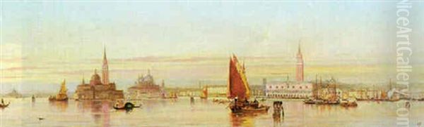 Venice Oil Painting by Henry Pilleau