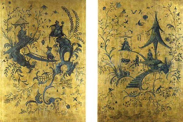 Sans Titre Oil Painting by Jean-Baptiste Pillement