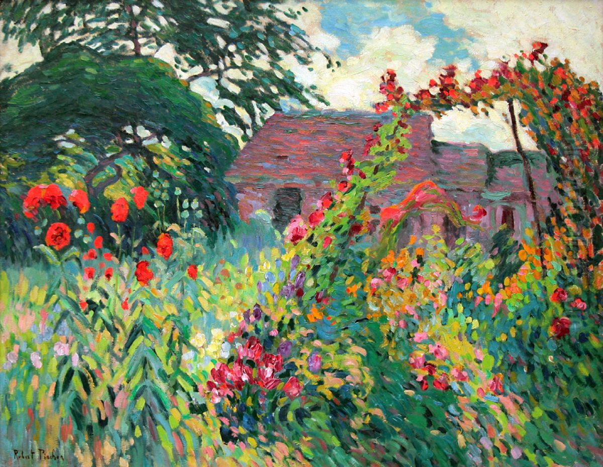 Le Jardin Aux Pavots Oil Painting by Robert Antoine Pinchon