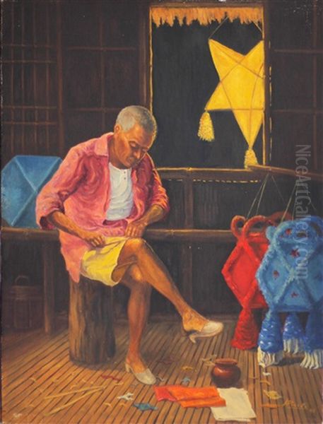 Magpaparol Oil Painting by Jorge Pineda