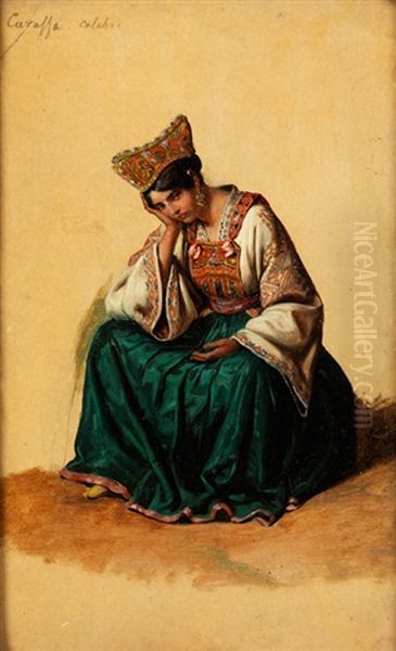 Kostumstudie Oil Painting by Edouard Pingret