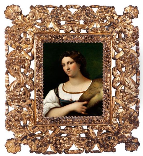 Junge Frau Mit Luchspelz Oil Painting by Sebastiano Del Piombo