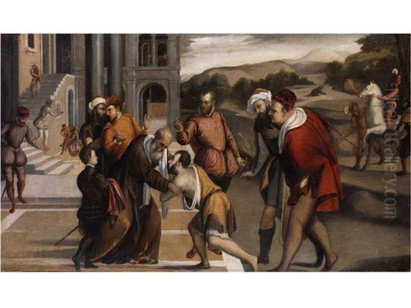 Untitled Oil Painting by Bonifazio Veronese