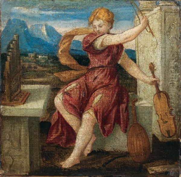 Allegorie De La Musique Oil Painting by Bonifazio Veronese