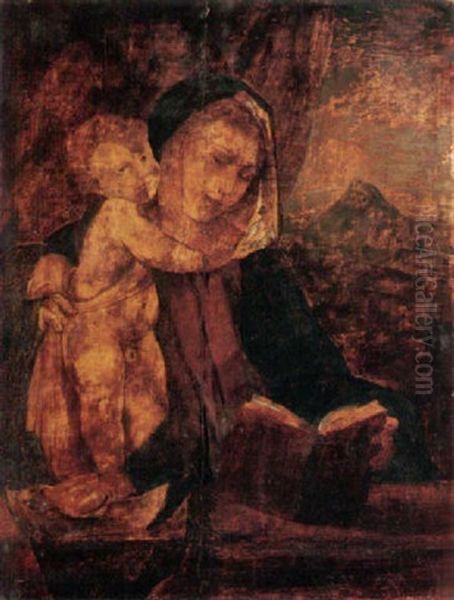 The Madonna And Child Oil Painting by Bonifazio Veronese