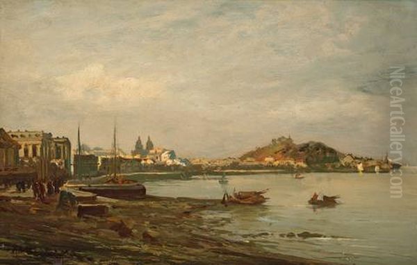 Palermo Oil Painting by Anton Sminck Pitloo