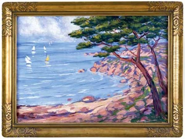 Zatoka V Gruzi Oil Painting by Emil Arthur Pittermann Longen