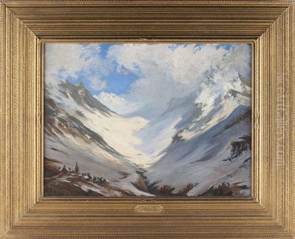 Source Of Romanche (after Design By Stanford White) Oil Painting by Lendall Pitts