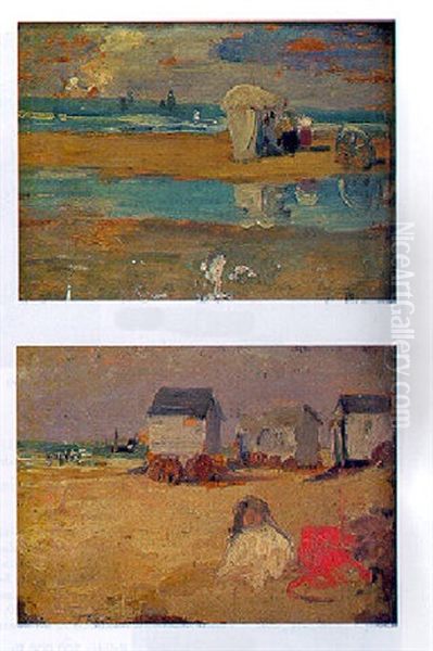 Playa Oil Painting by Cecilio Pla