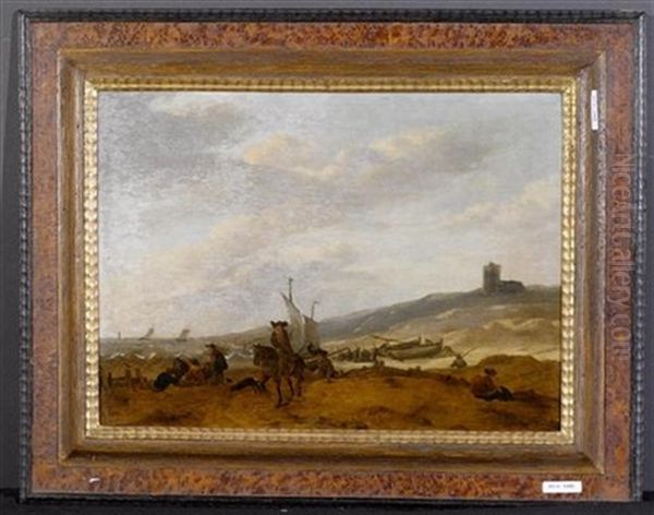 Kustenlandschaft Oil Painting by Egbert van der Poel