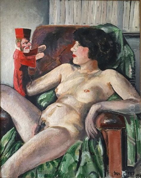La Femme Au Pantin Oil Painting by Paul Poiret