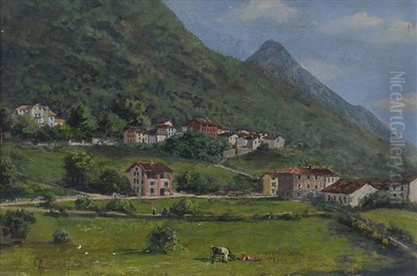 Ganna Oil Painting by Adolfo Polaroli