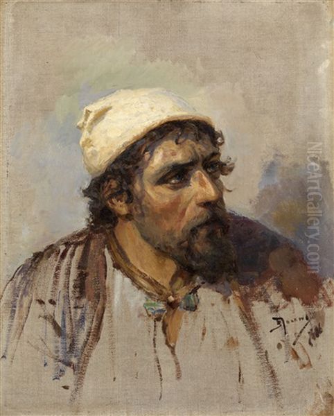 Study Of Christ Oil Painting by Vasily Polenov