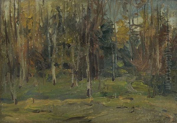 Spring Woods Oil Painting by Vasily Polenov