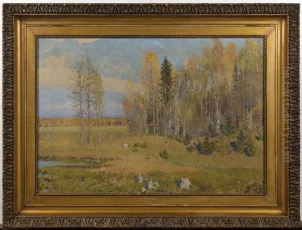 Autumn Landscape Oil Painting by Vasily Polenov