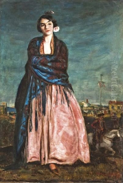 Spanyol Lany Oil Painting by Tibor Polya