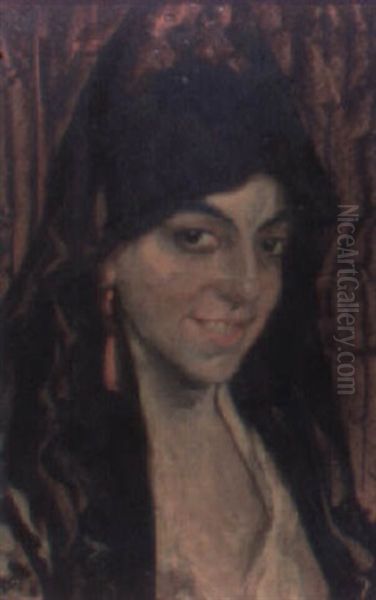 Belleza Espanola Oil Painting by Francisco Pons Arnau