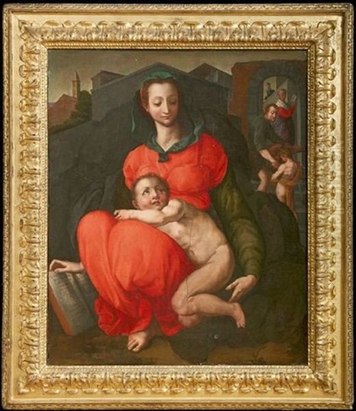 Madonna Del Libro Oil Painting by (Jacopo Carucci) Pontormo