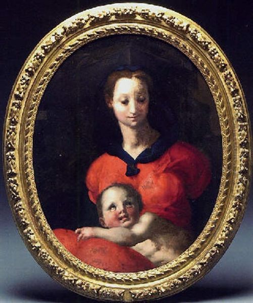 Vierge A L'enfant Oil Painting by (Jacopo Carucci) Pontormo