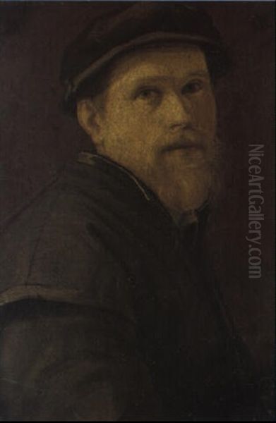 Autoritratto Oil Painting by (Jacopo Carucci) Pontormo