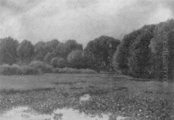 Landscape Oil Painting by Eugene Alonzo Poole