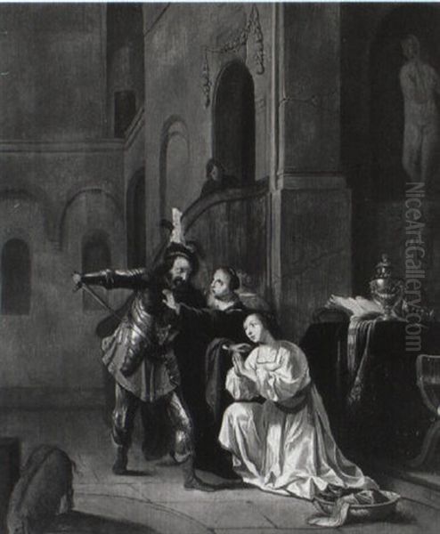 The Death Of Polyxena Oil Painting by Willem De Poorter