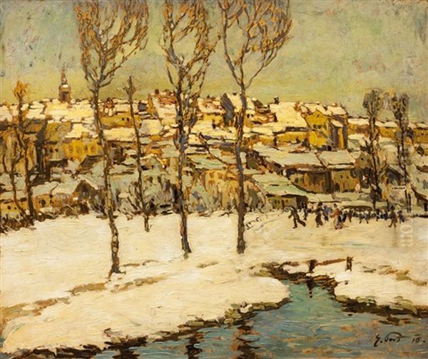 Zimni Radovanky Oil Painting by Gustav Pors