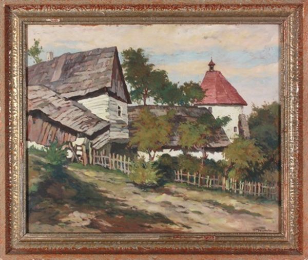 Partie Z Rychmburku Oil Painting by Gustav Pors