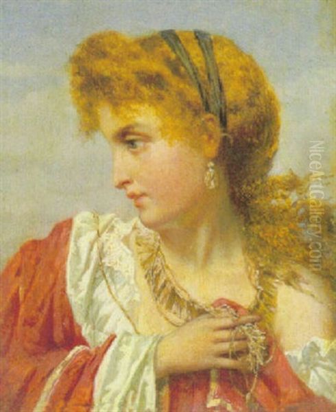 Zuiderse Schone Oil Painting by Jan Frederik Pieter Portielje