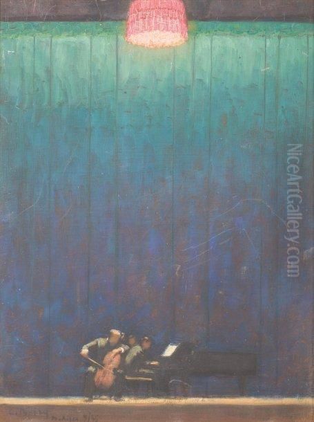 Concert Oil Painting by Camille Boiry