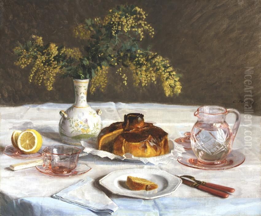 Nature Morte Oil Painting by Camille Boiry