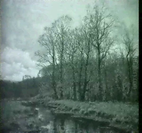 November Oil Painting by William Merritt Post