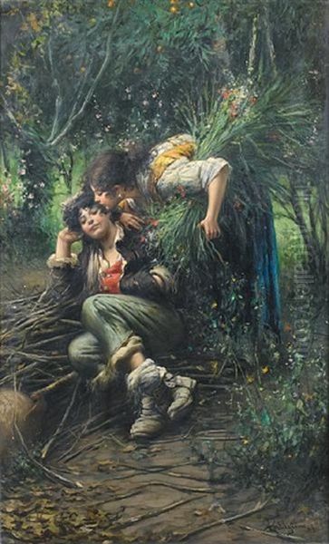 Sweet Dreams Oil Painting by Luca Postiglione