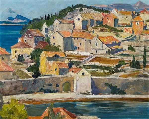 Ragusa Oil Painting by Igo Poetsch