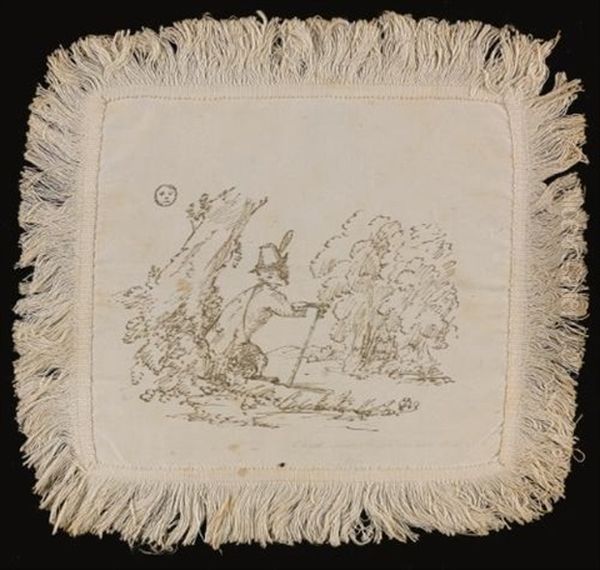 A Fox Went Out On Moonlight Night (+ 3 Others; 4 Works From The Fox And The Goose) Oil Painting by Helen Beatrix Potter