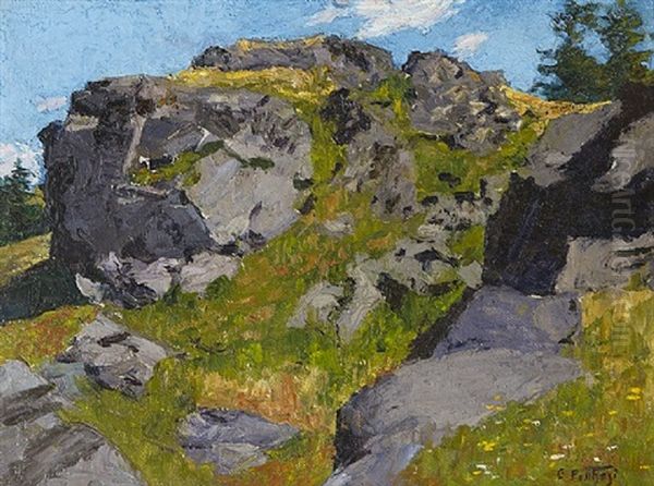 Danische Ostseekuste Mit Bauernhaus Oil Painting by Edward Henry Potthast