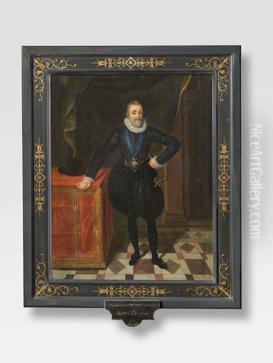 Henri Iv Oil Painting by Frans Pourbus the younger