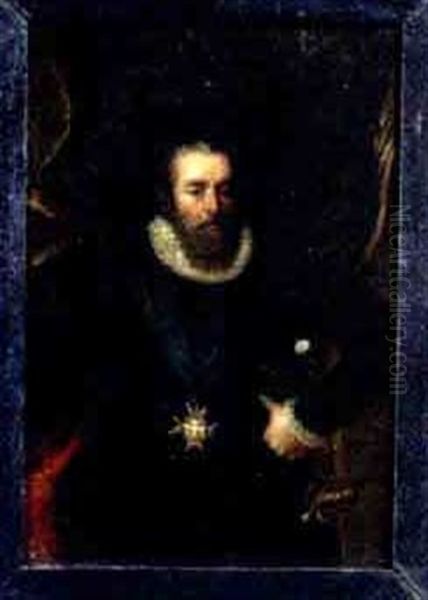 Bildnis Heinrichs Iv. Von Frankreich Mit Dem Ordre Du Saint Esprit Oil Painting by Frans Pourbus the younger
